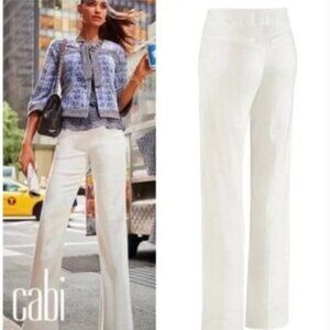 Cabi 5319 Coconut Cream Angel Linen Trouser Size 14R